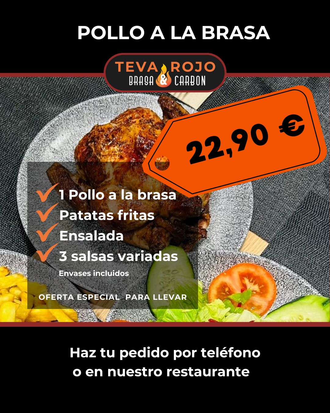 Nueva Oferta Indefinido25- llevar Tevarojo oferta pollo brasa llevar